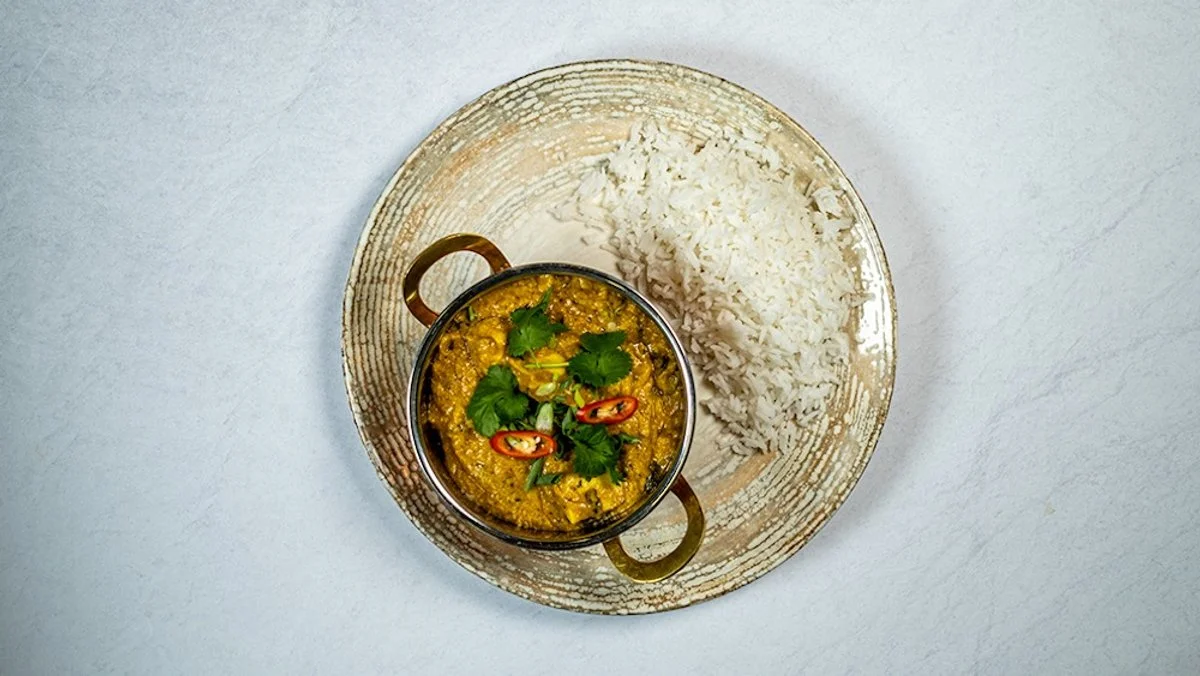 27. Mango chicken balti